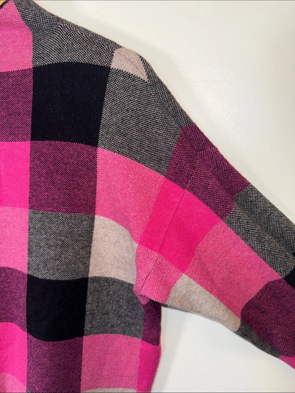Tahari Mock Neck Vibrant Plaid Sweater - Picture 7 of 10
